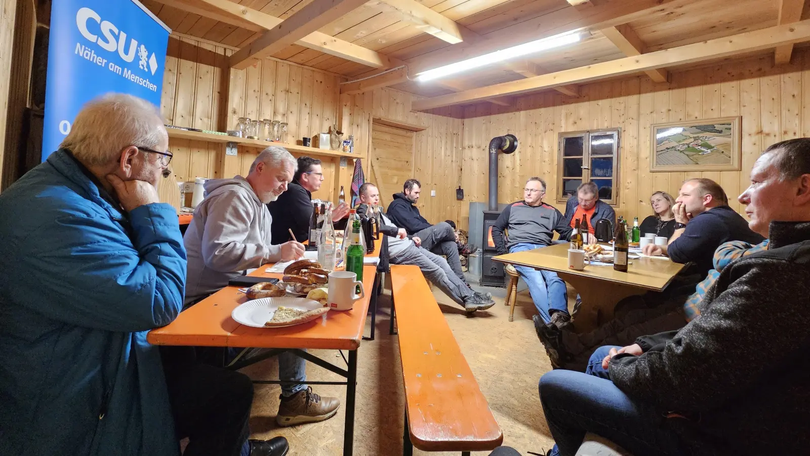 Anregende Gesprächsrunde in einer angenehmen Atmosphäre. (Bild: Florian Renner)