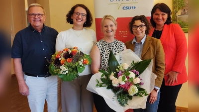 v. l. n. r.: Martin Preuß, Elisabeth Lanzinger, Susanne Herding, Chiara Großer und Barbara Gerl. (Bild: Tatjana Hermann)