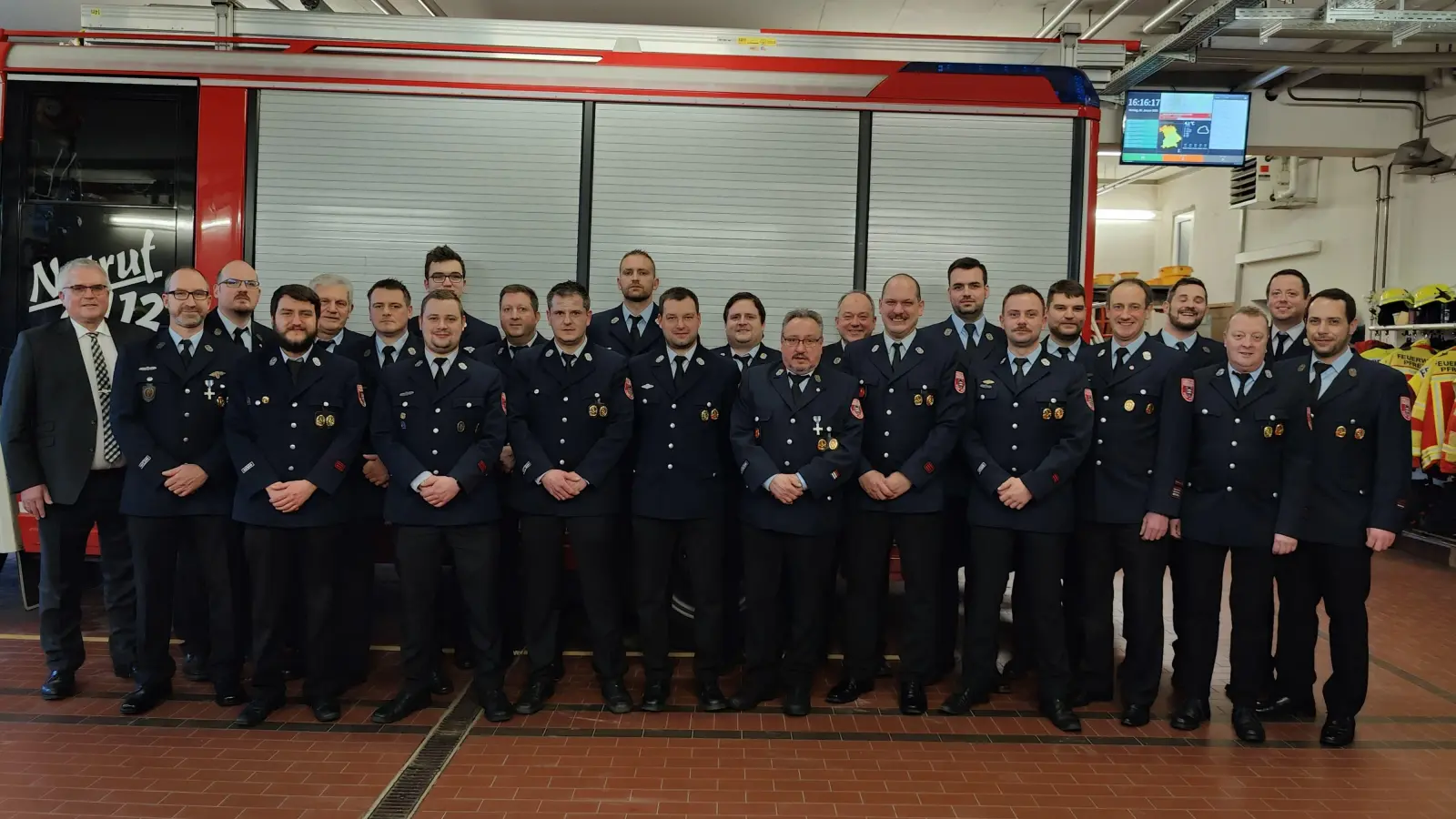 Der neue Verwaltungsrat der Feuerwehr Pfreimd. (Bild: Florian Fröhler)