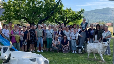 Der Frauenbund Schwarzenfeld unterwegs in der Toskana.  (Bild: Angela Dausch)