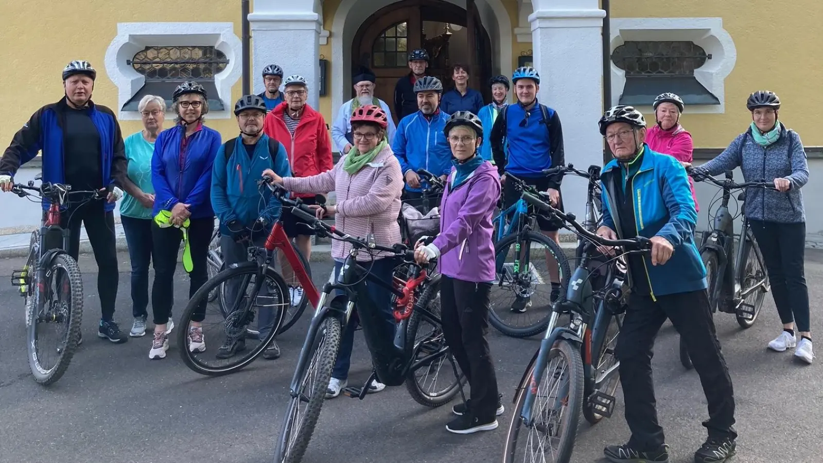 Die.Pechbrunner Radwallfahrt war ein Erfolg für die Organisatoren.  (Bild: Beate Hilpert/exb)