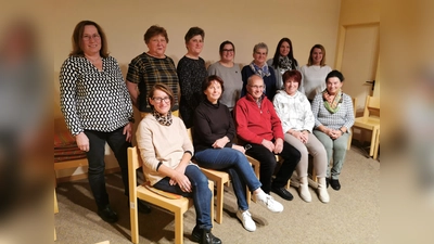 Schriftführerin Madeleine Schaller, Saskia Schäffner und Tamara Prosch-Herzing sind neu im Führungsteam der KAB Thurndorf. <br> (Bild: hzi)