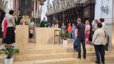 Familiengottesdienst in der Basilika. (Bild: Monika Mittereder)