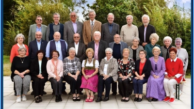 Klassentreffen des Schülerjahrgangs 1948/49. (Bild: Fotostudio Schwarz)