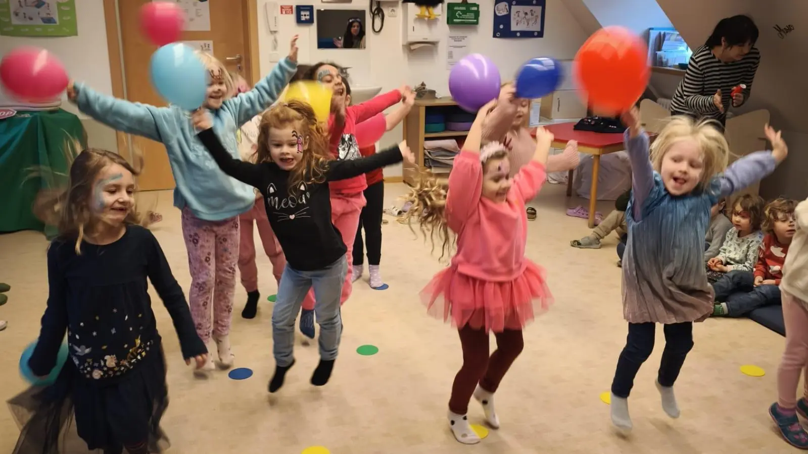 Kinderfasching im evangelischen Kindergarten. (Bild: Verena Müller)