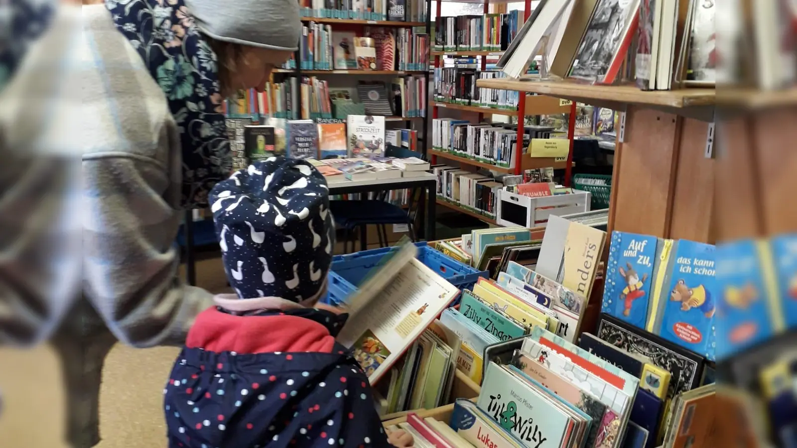 Zum „Tag der Bibliotheken” hatte der Bücherstadl in Fichtelberg eingeladen. (Bild: gis)