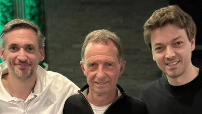 Der neue Vorstand (von links): Pius Eichlinger, Vorsitzender Norbert Henn und Sebastian Wagner. (Bild: Alexandra Eichlinger/exb)