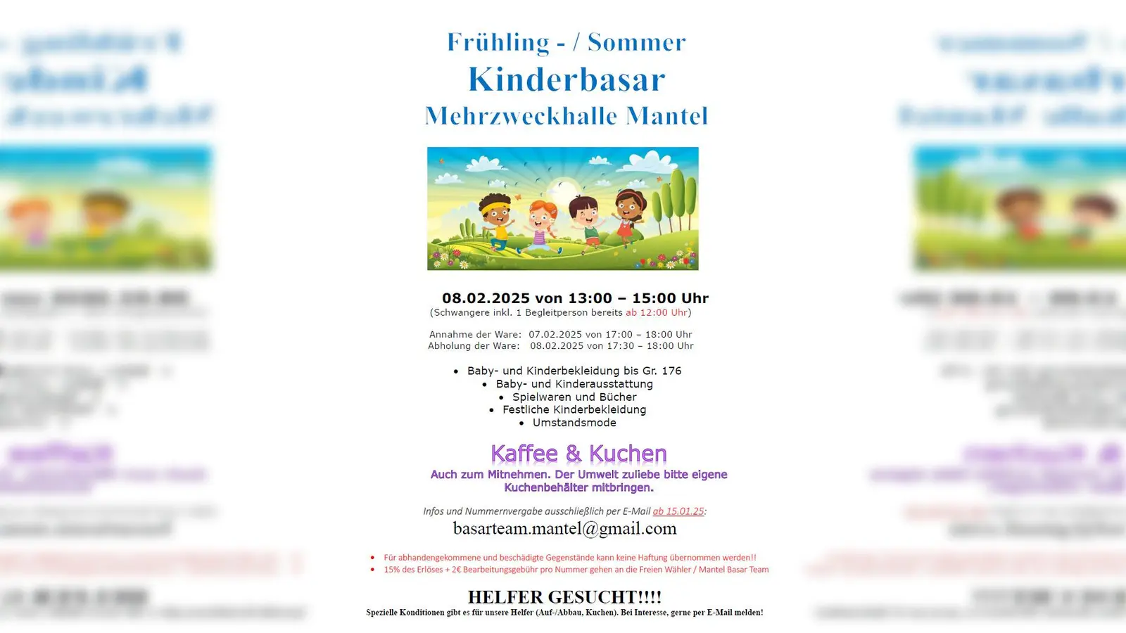 Frühling-/Sommer Kinderbasar (Bild: Basarteam)