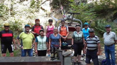 Foto Gruppenbild Rastplatz am Fichtelnaabradweg (Bild: Andreas Thillmann)
