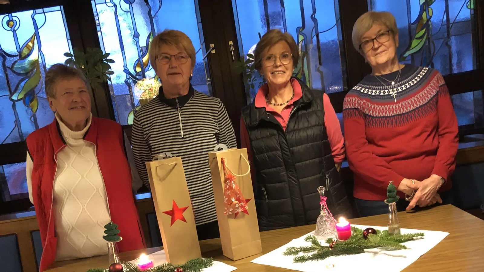 Angela Hetz, Liane Kolb, Maria Spachtholz und Gudrun Sirtl vom Leitungsteam des Seniorentreff der Pfarrei. (Bild: Gudrun Sirtl)