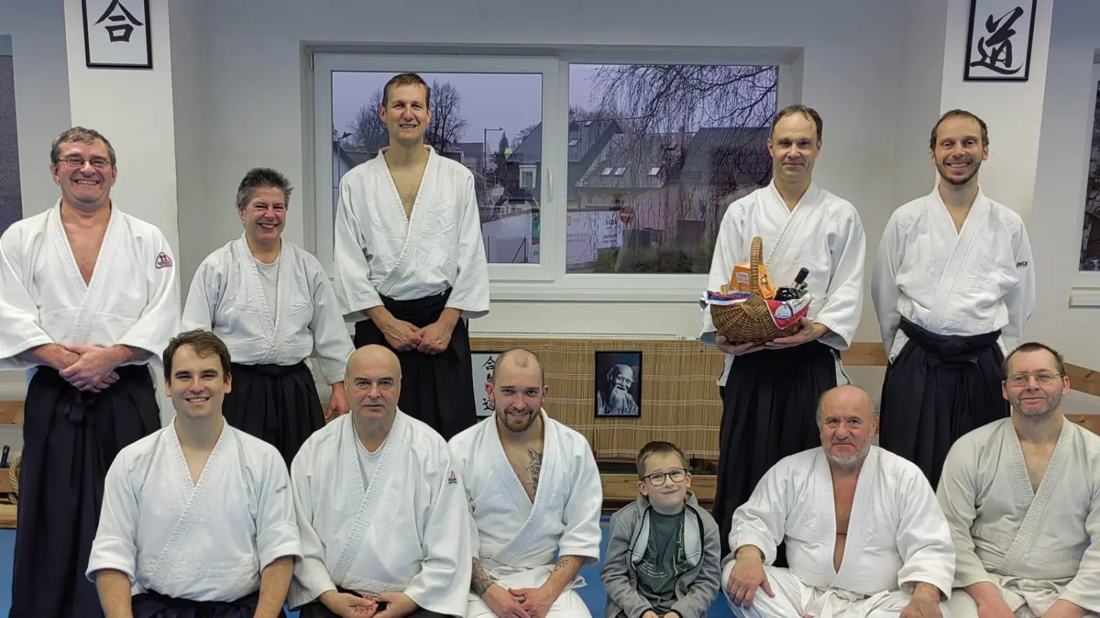 Die anwesenden Aikidoka aus Tschechien und Deutschland am 7. Dezember dieses Jahres. (Bild: Margret Schels)