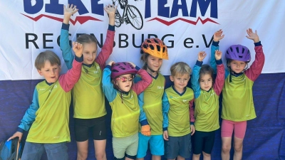 Das Trail Kids Rennteam des WSV Nabburg.  (Bild: Markus Spörl)