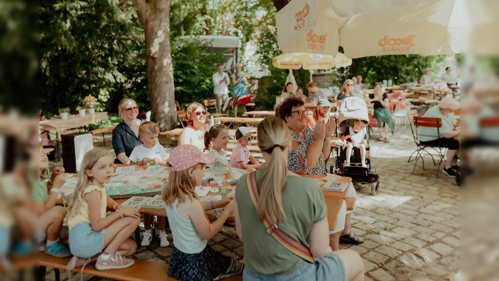 Beim Sommerfest des Kinderpalliativteams gab es für die Gäste viel zu erleben (Bild: Heinke Scheel)