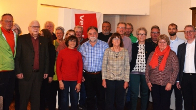 Bei der Versammlung des Ortsvereins Amberg ehrte Verdi treue Mitglieder. (Bild: Dieter Weiß/exb)