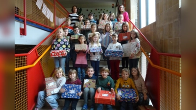 Aktion „Geschenk mit Herz“. (Bild: Corina Hutzler)