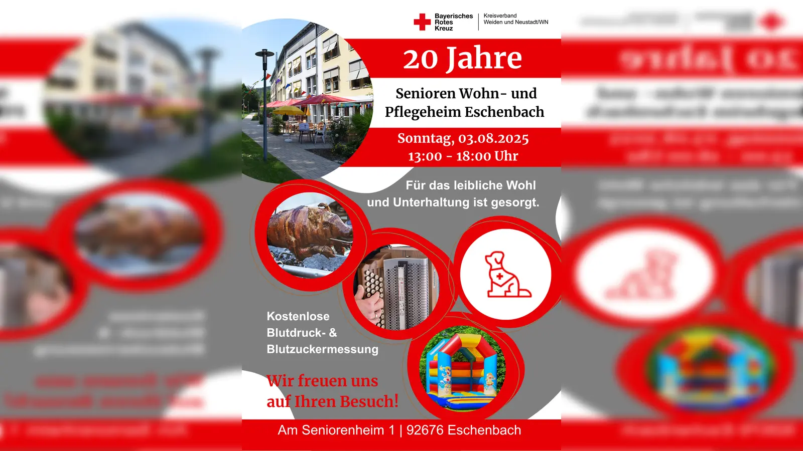 20 Jahre BRK Senioren Wohn- und Pflegeheim Eschenbach - ein Grund zum Feiern. (Bild: Eva-Maria Bühler)
