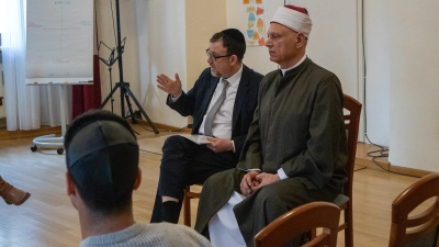 „Interreligiösen Workshop der Berufsschule Amberg”. (Bild: Johannes Mehringer)