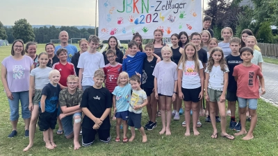 Der Nachwuchs der Jugendblaskapelle Nabburg hatte auch 2024 jede Menge Spaß beim Zeltlager. (Bild: : Miriam Baierl)