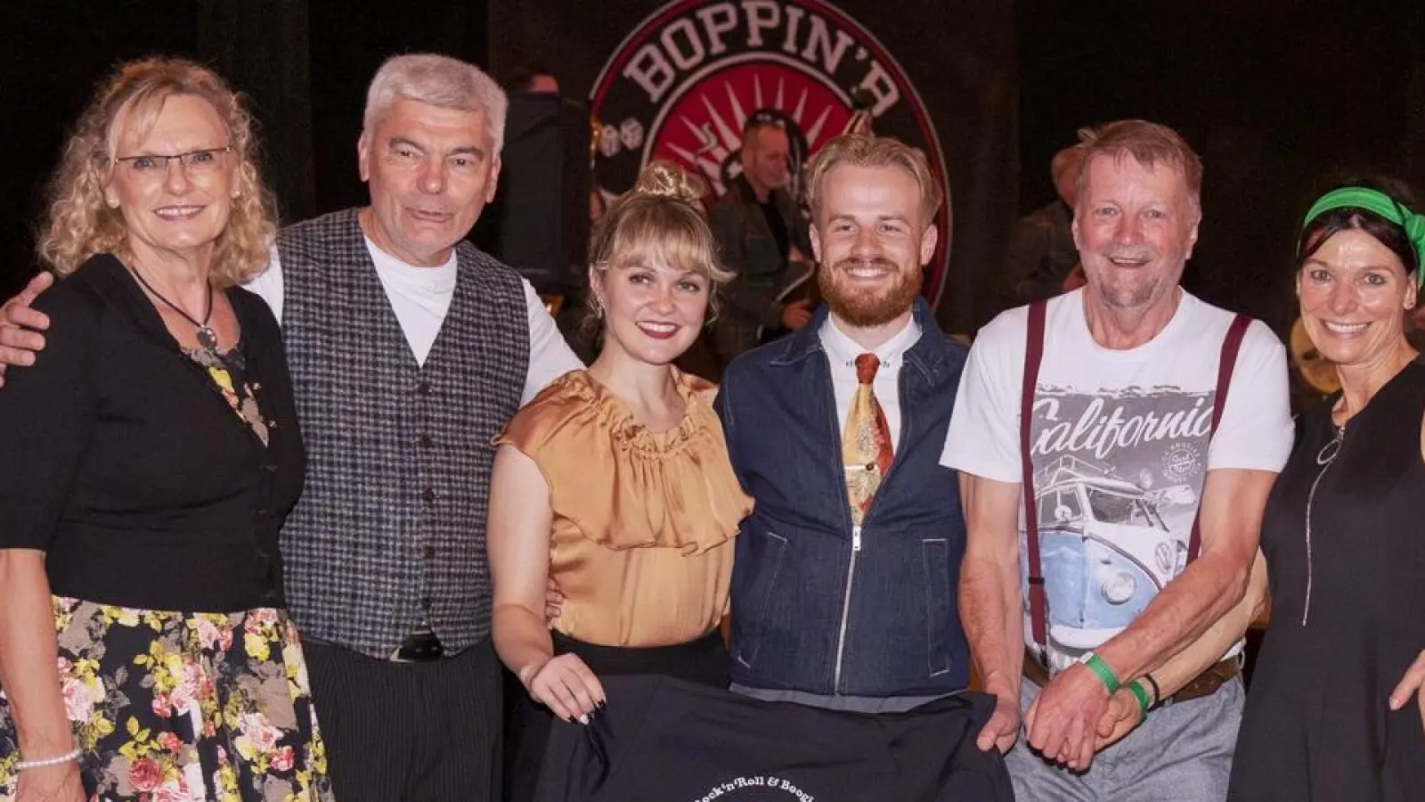 Quick-Feet-ler aus Amberg mit den Boogie-Woogie-Weltmeistern 2019 Sondre &amp; Tanya. (Bild: Herbert Kastner)