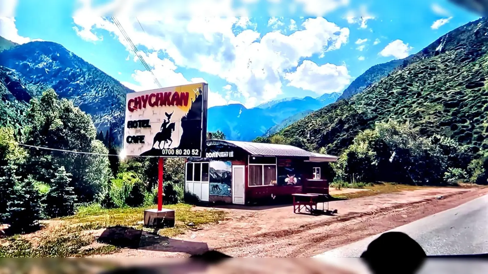 Hotel Chychkan an der Straße Bishkek nach Osht (Bild: Sabine Mende)