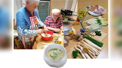 Eifrig bei der Vorbereitung. (Bild: Harald Weber)