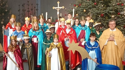 Sternsinger Waldershof. (Bild: Oswald Zintl)