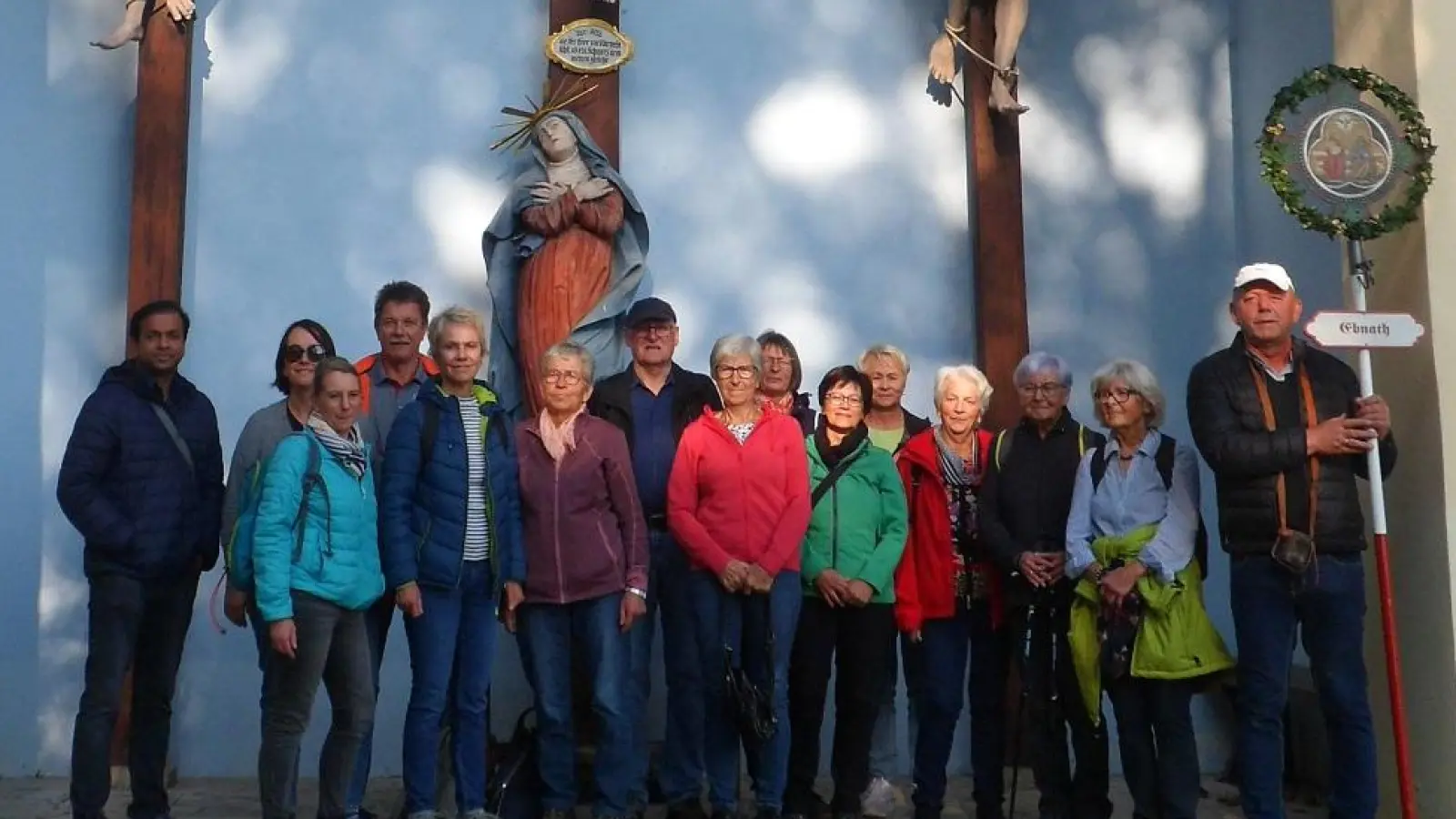 Von Pottenstein aus zogen die Wallfahrer aus Ebnath nach Gößweinstein. (Bild: Josef Söllner)