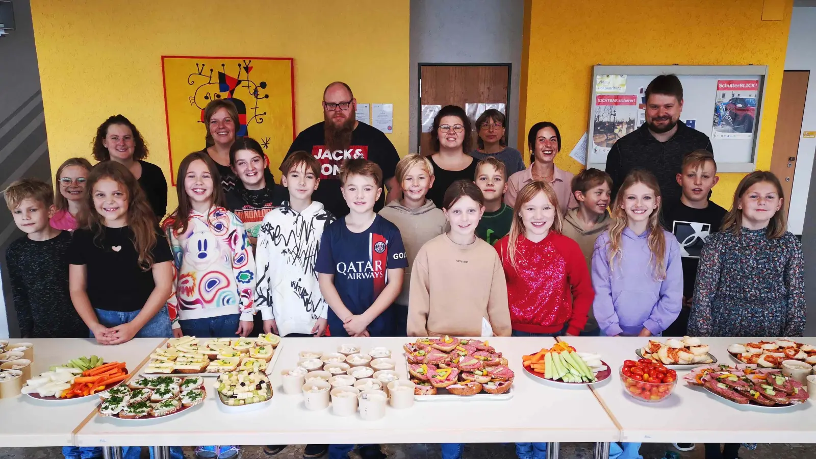 Elternbeirat organisiert gesundes Pausenfrühstück. (Bild: Sabine Graser)