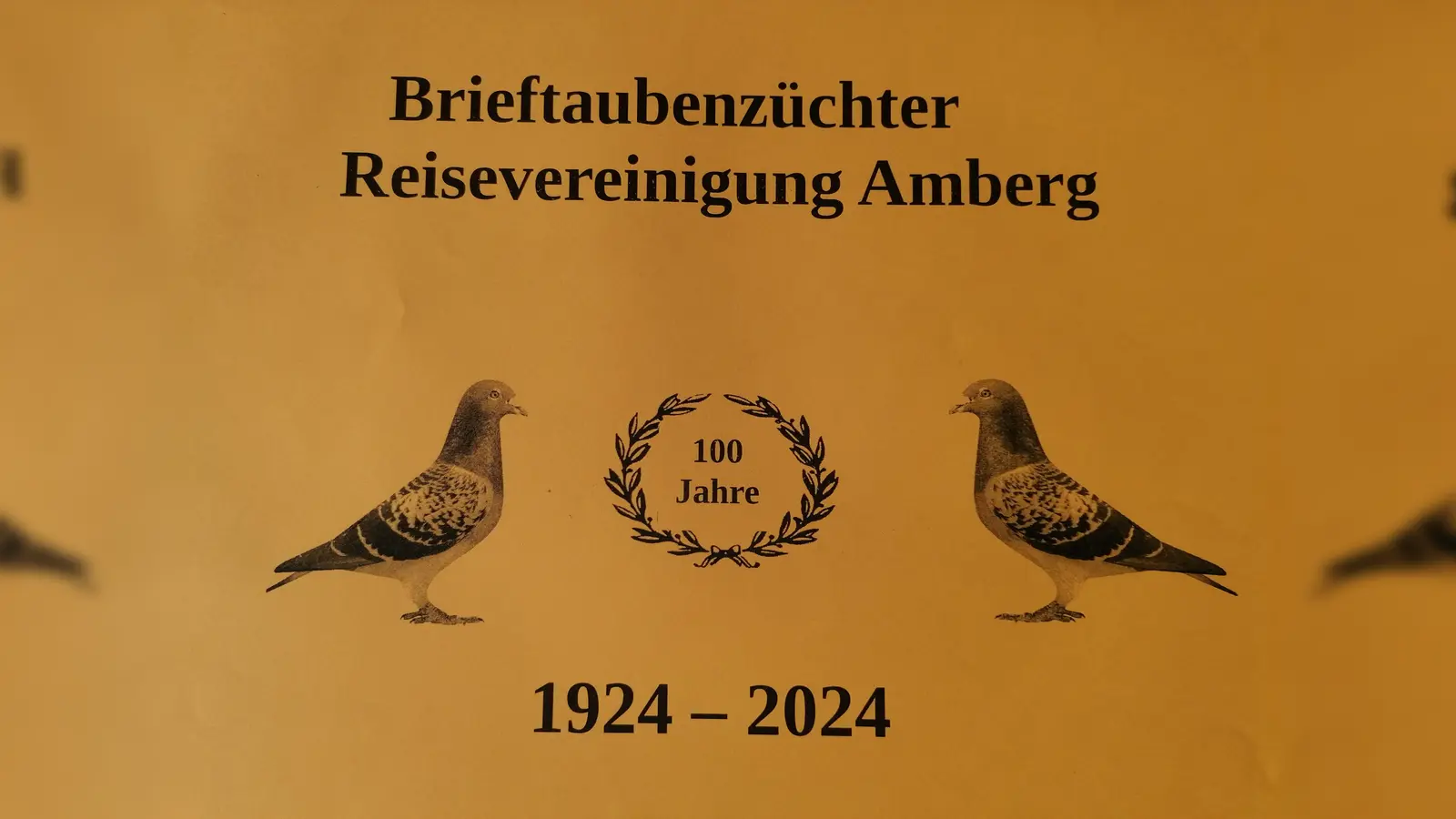 100 Jahre Brieftauben-Reisevereinigung Amberg (Bild: Walter Schlenk)