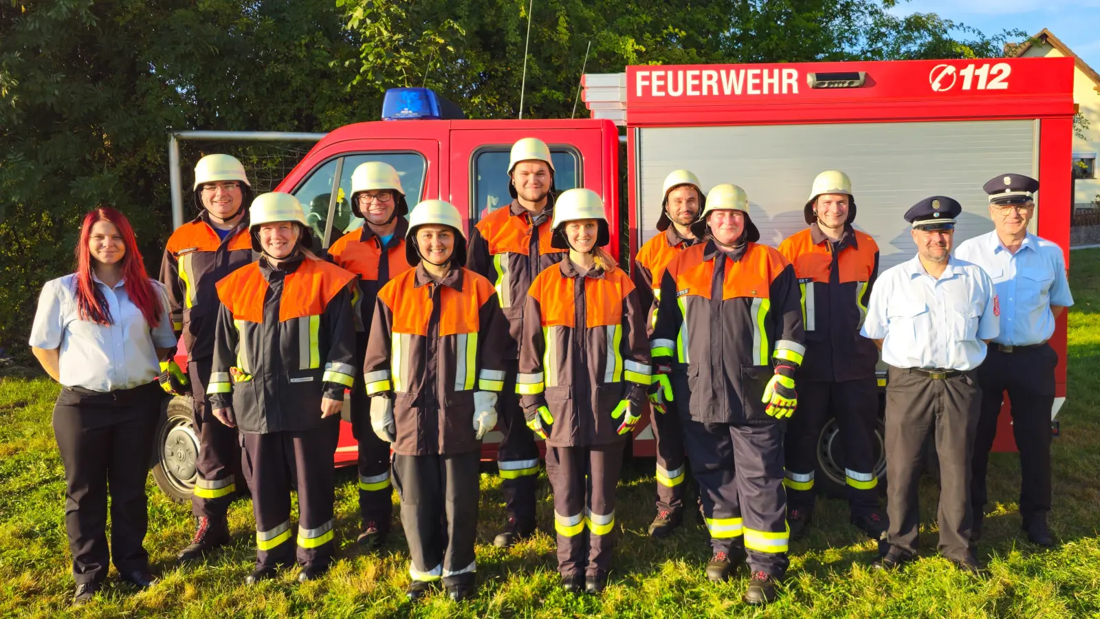 Die erfolgreichen Teilnehmer der Feuerwehr Fuchsberg.  (Bild: Mathias Roth)