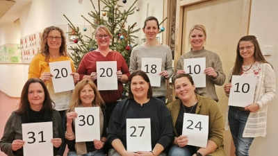 Viele Dienstjubiläen werden im Kindergarten Schmidgaden gefeiert. (Bild: Kindergarten Schmidgaden/exb)