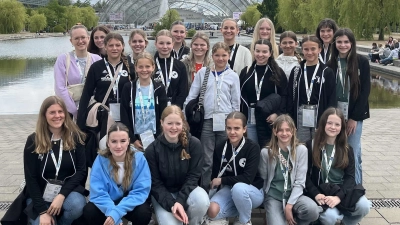 22 Turnerinnen des SVSW Kemnath besuchten das Deutsche Turnfest in Leipzig (Bild: Larissa Wegmann)