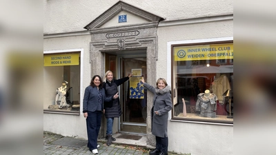 Der Pop-up-Store am Unteren Markt 32 in Weiden (Bild: Monika Galle)