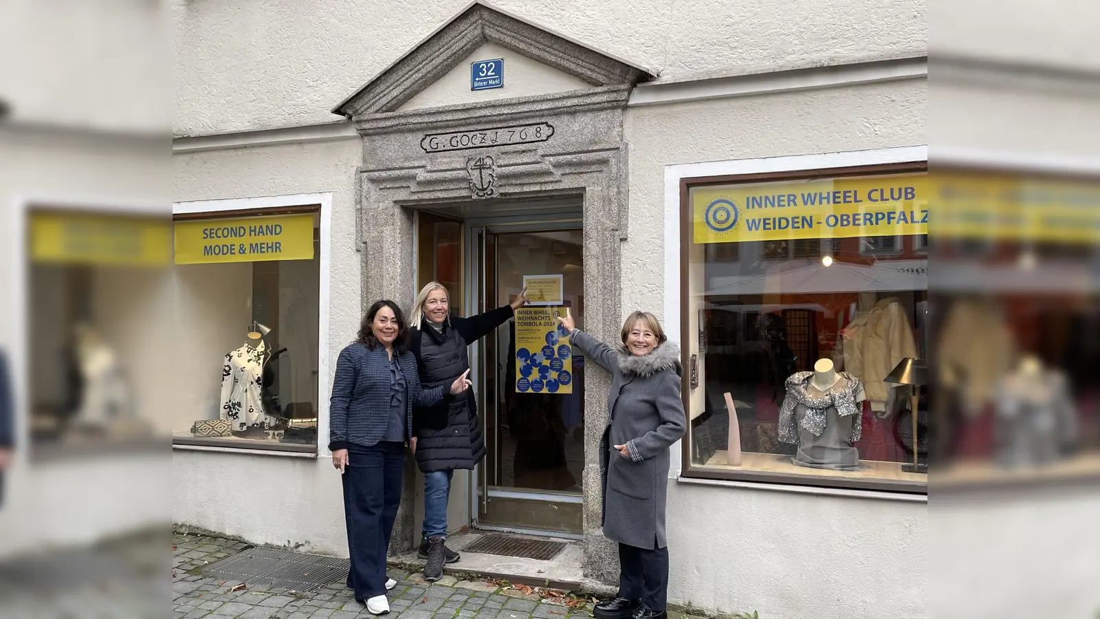 Der Pop-up-Store am Unteren Markt 32 in Weiden (Bild: Monika Galle)