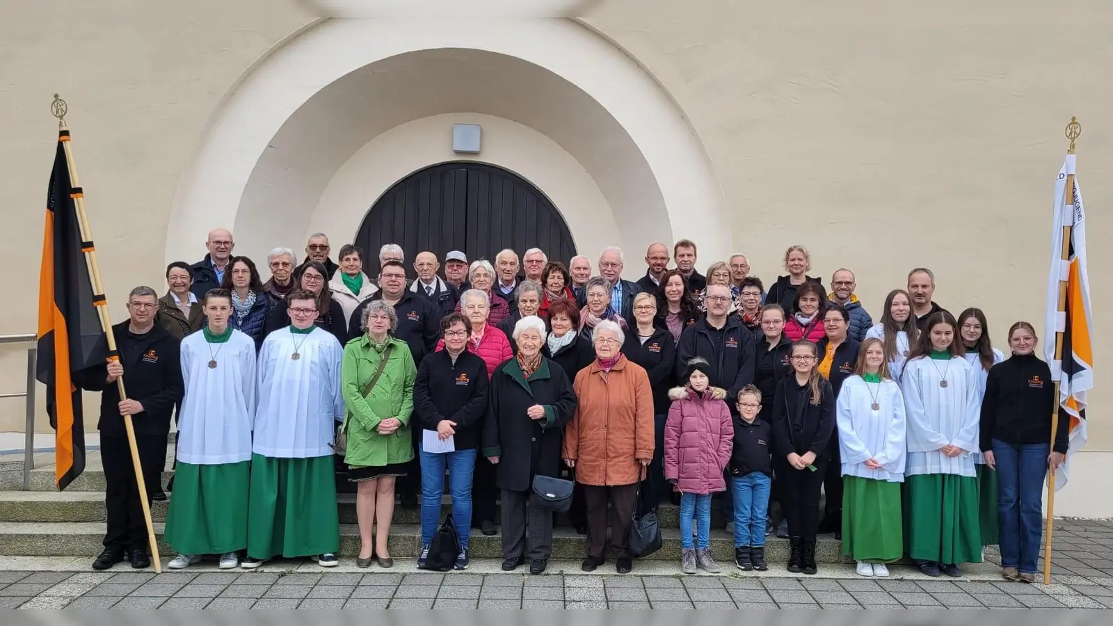 Die Mitglieder der Kolpingsfamilie beim Kolpinggedenktag.  (Bild: Wolfgang Lobinger)