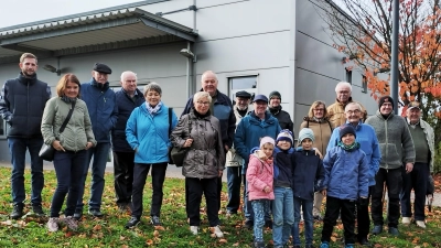 Die Gerwig-Kreis-Gruppe beim KTB in Windischeschenbach. (Bild: Martina Zanner)