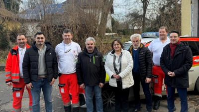 Besuch der Rettungswache in Oberviechtach. (Bild: Karl Bley)