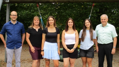 Von links im Bild: Christopher Östreicher, Corinna Fröhler, Natalie Mühltaler, Selina Thauwald, Milena Eberhardt u. Günter Kopp. (Bild: Sabine Baier)