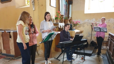 Die Musikgruppe. (Bild: Ingrid Leser)