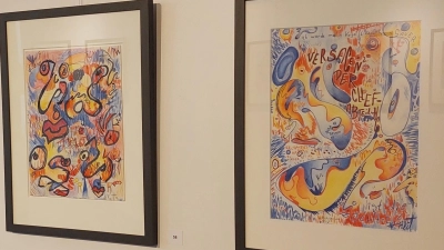 Ausstellung von Eva Reif im Museum in Mitterteich. (Bild: Marion Papsch)