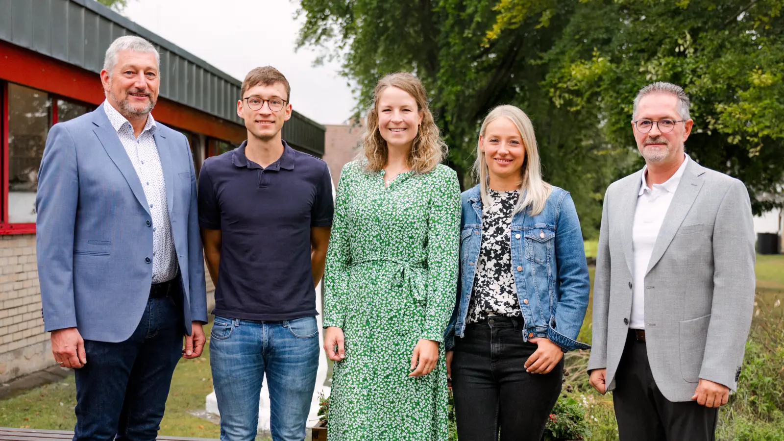 Von links: Zweiter Bürgermeister Markus Scharnagl, StRef Jakob Hammer, StRin (RS) Stephanie Dill, StRin Franziska Häring, RSD Stephan Drexler. (Bild: Tobias Frauendorfer)